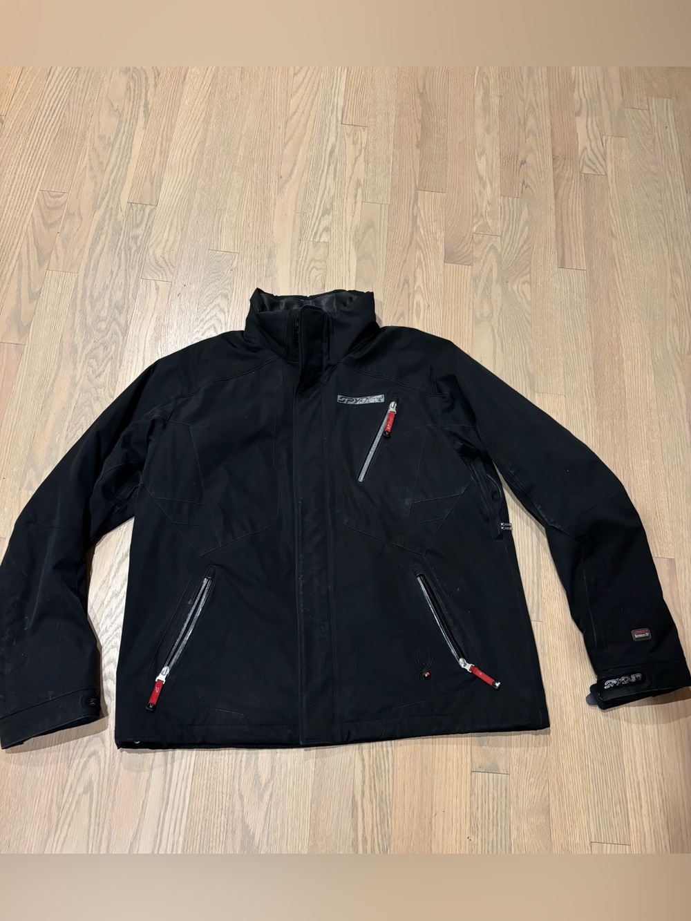 Spyder Men’s XL Black Winter/Ski Jacket – Entrant Dermizax + X-Static